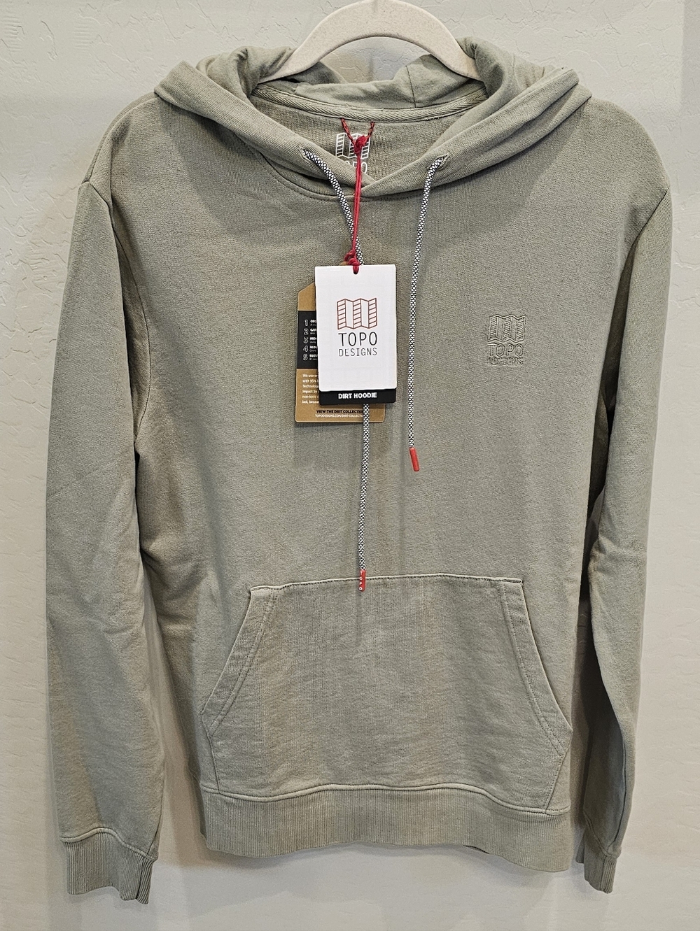 Topo Designs Sage Green Pullover Hoodie